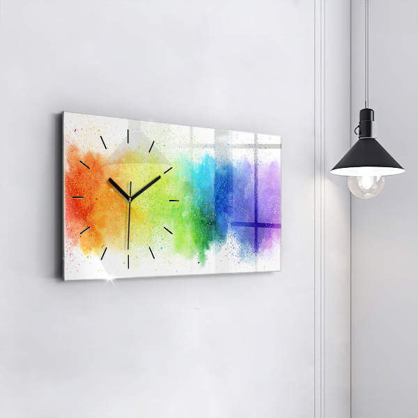 Orologi orizzontali Arcobaleno astratto