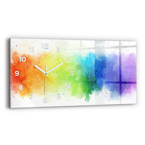 Orologi orizzontali Arcobaleno astratto