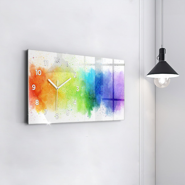 Orologi orizzontali Arcobaleno astratto