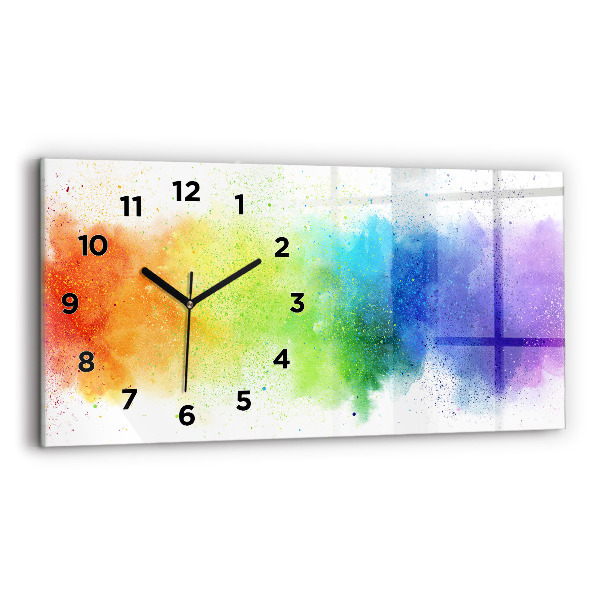 Orologi orizzontali Arcobaleno astratto