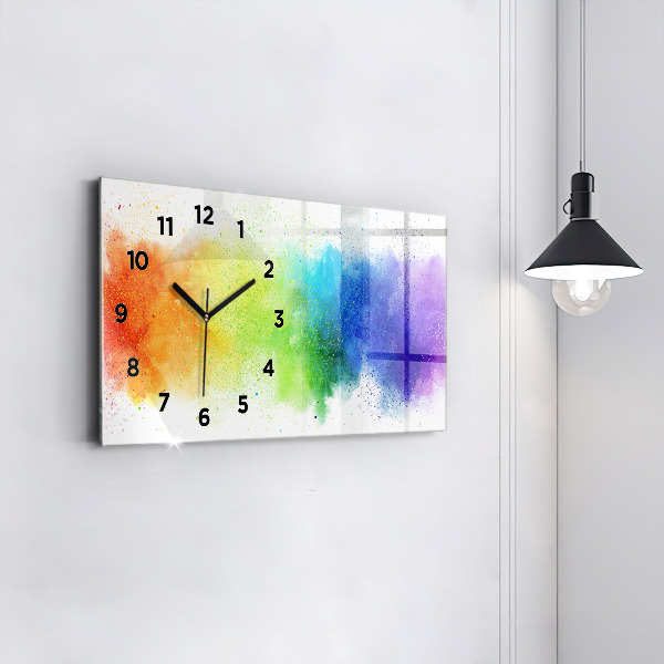 Orologi orizzontali Arcobaleno astratto