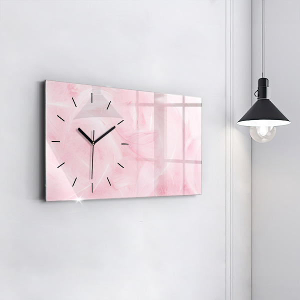 Orologi orizzontali Piume astratte