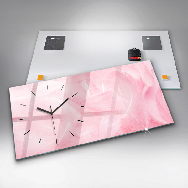 Orologi orizzontali Piume astratte