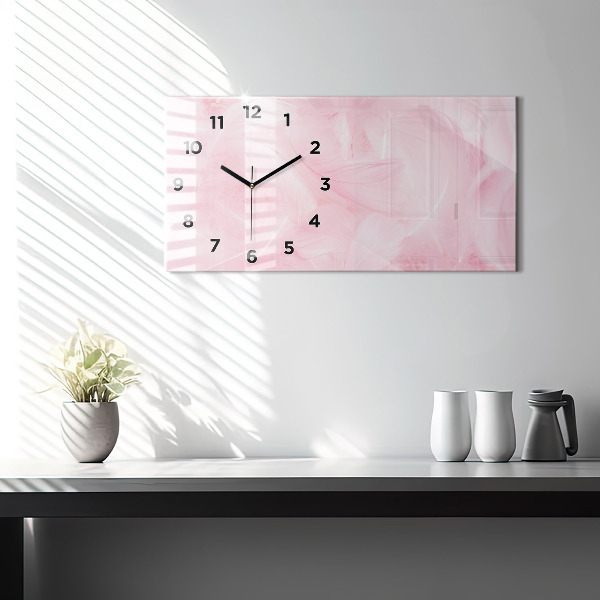 Orologi orizzontali Piume astratte
