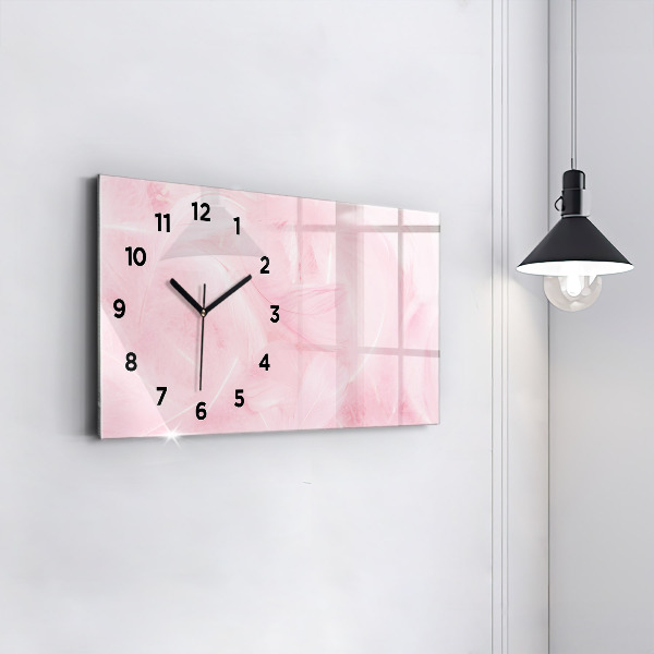Orologi orizzontali Piume astratte