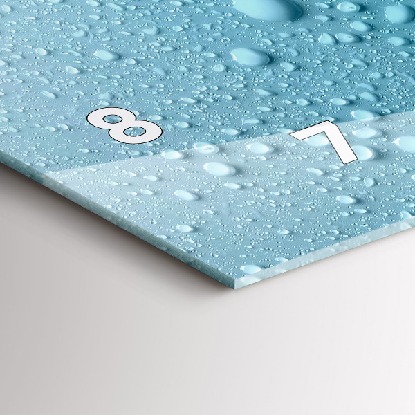 Orologi orizzontali Gocce d'acqua