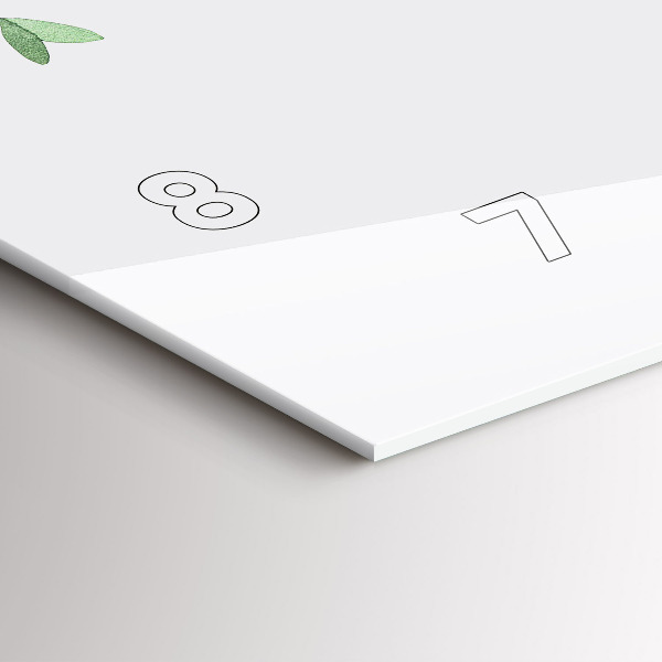 Orologi orizzontali Foglie di piante