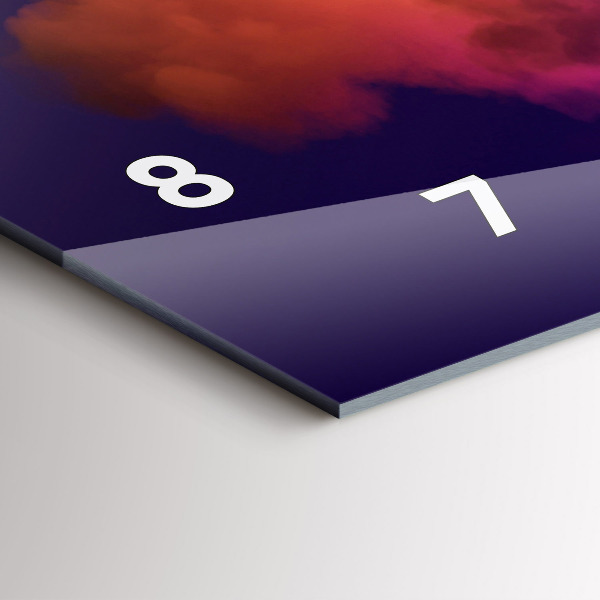 Orologi orizzontali Fumo astratto 3D