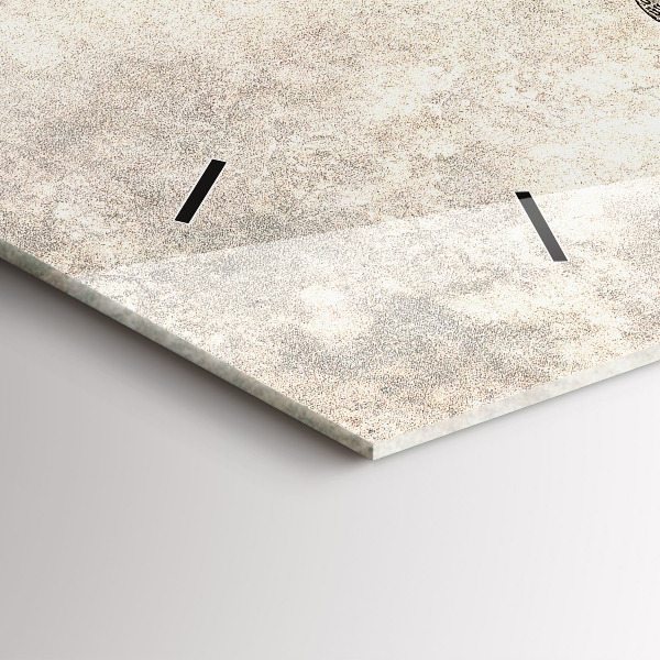 Orologi orizzontali Giornale con mappa del mondo