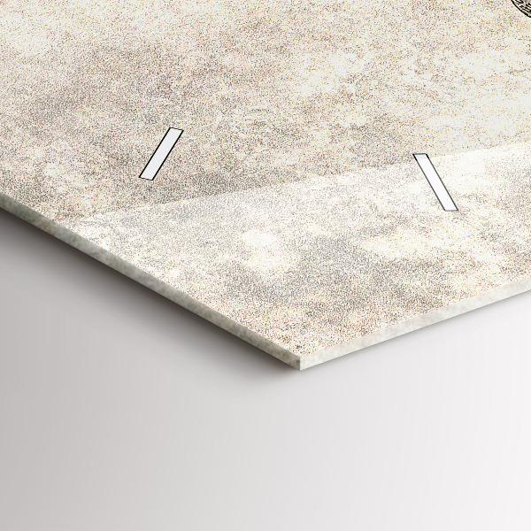 Orologi orizzontali Giornale con mappa del mondo