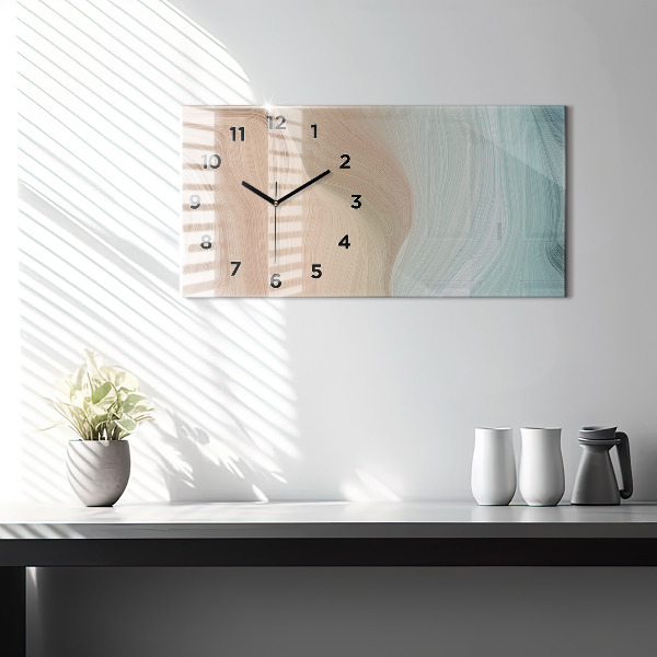 Orologi orizzontali Astrazione delle onde