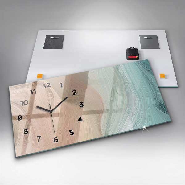 Orologi orizzontali Astrazione delle onde
