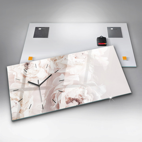 Orologi orizzontali Fiori di peonia