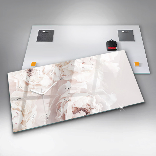 Orologi orizzontali Fiori di peonia