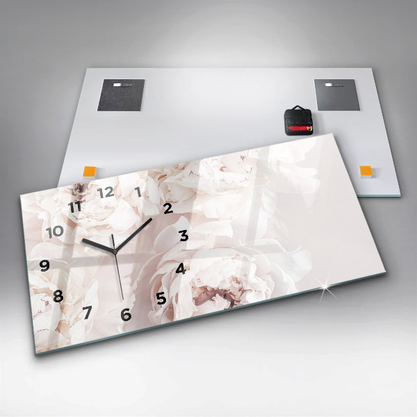 Orologi orizzontali Fiori di peonia