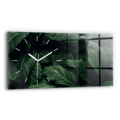Orologi orizzontali Monstera tropicale