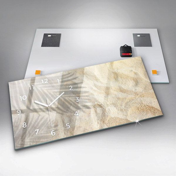 Orologi orizzontali Sabbia ombra palma