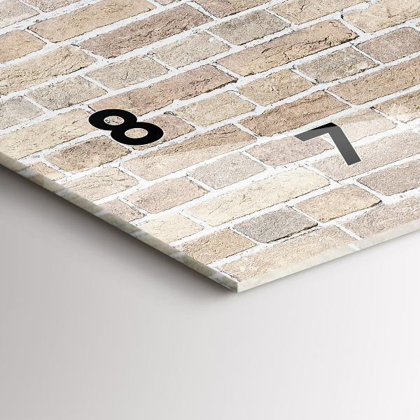 Orologi orizzontali Muro di mattoni