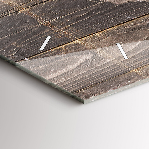 Orologi orizzontali Mappa del mondo su legno