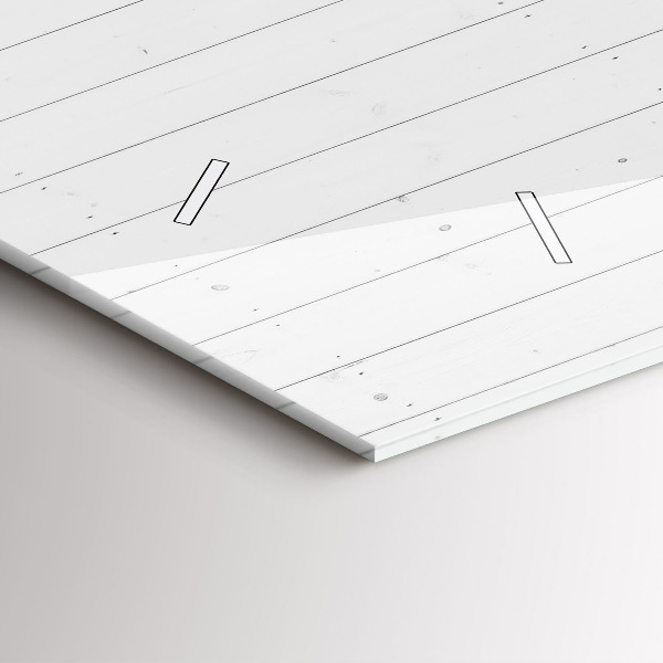 Orologi orizzontali Modello pannelli in legno