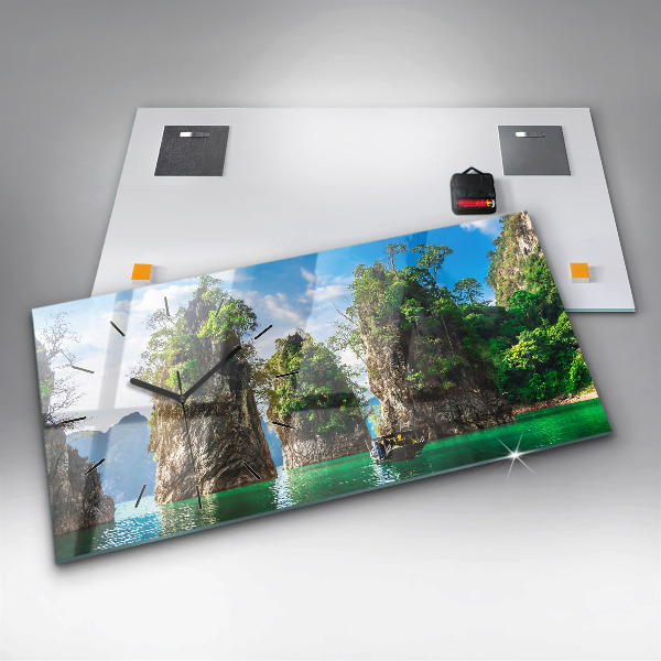 Orologi orizzontali Lago alberi natura