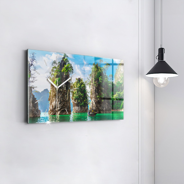 Orologi orizzontali Lago alberi natura