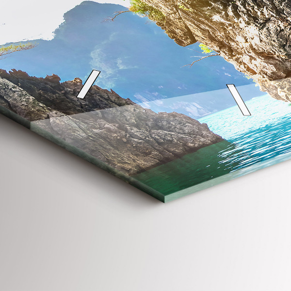 Orologi orizzontali Lago alberi natura