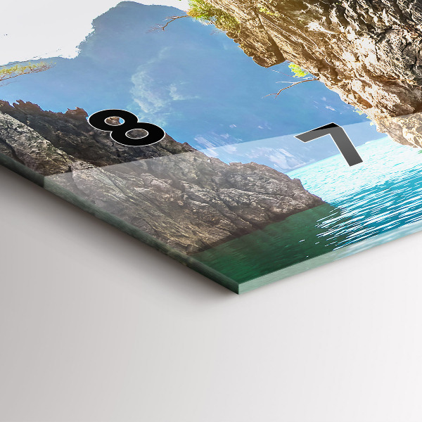 Orologi orizzontali Lago alberi natura