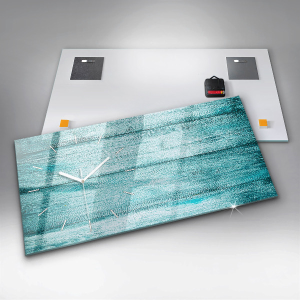 Orologi orizzontali Legno vecchio blu