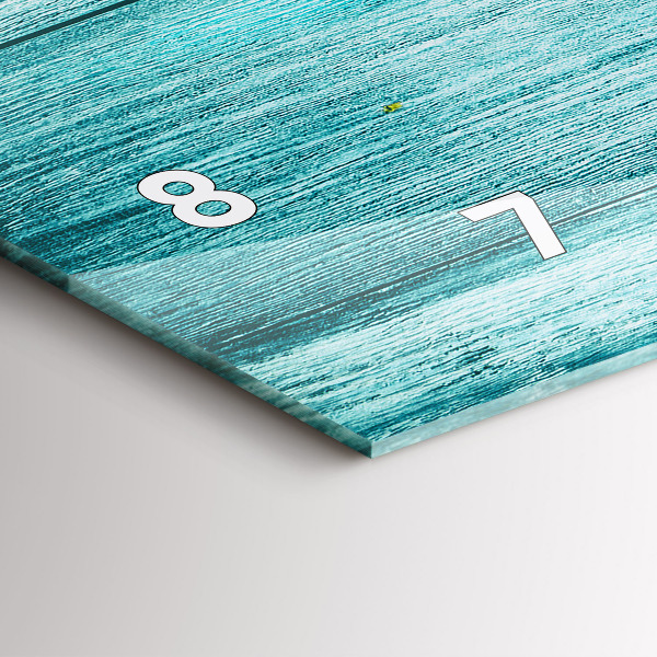 Orologi orizzontali Legno vecchio blu