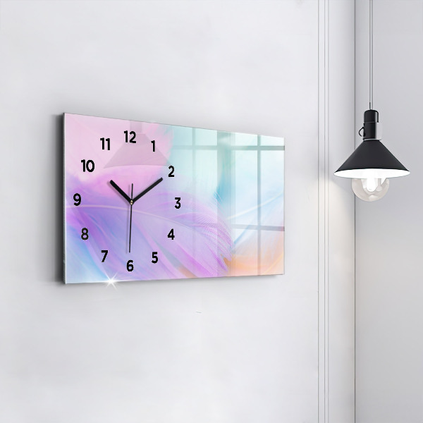 Orologi orizzontali Piume colorate