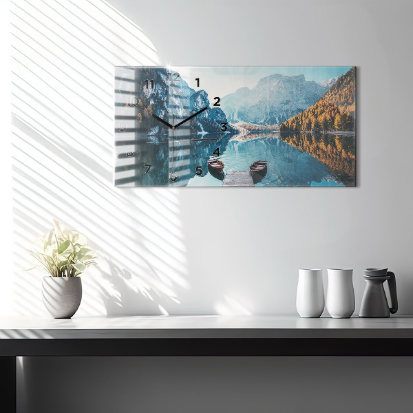 Orologi orizzontali Barche sul lago