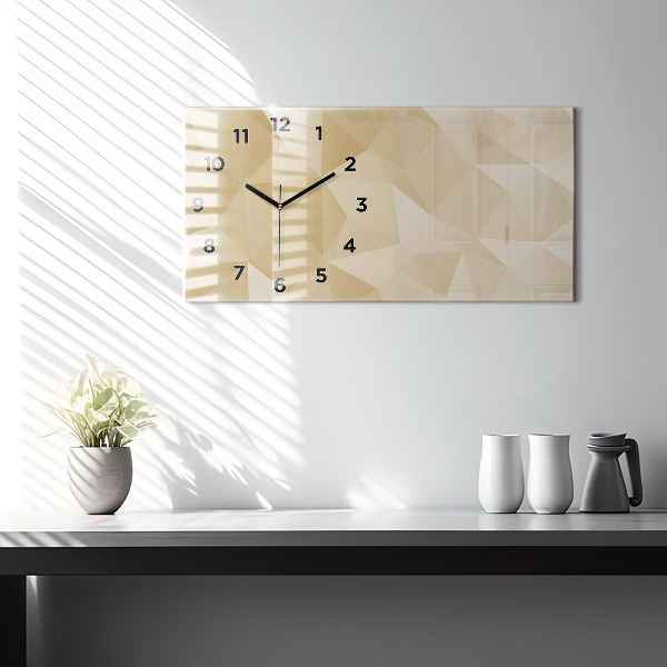 Orologi orizzontali Triangoli astratti