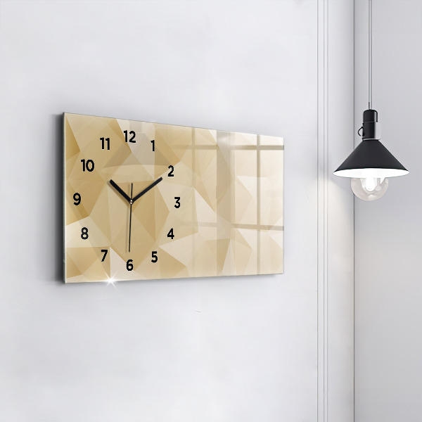 Orologi orizzontali Triangoli astratti
