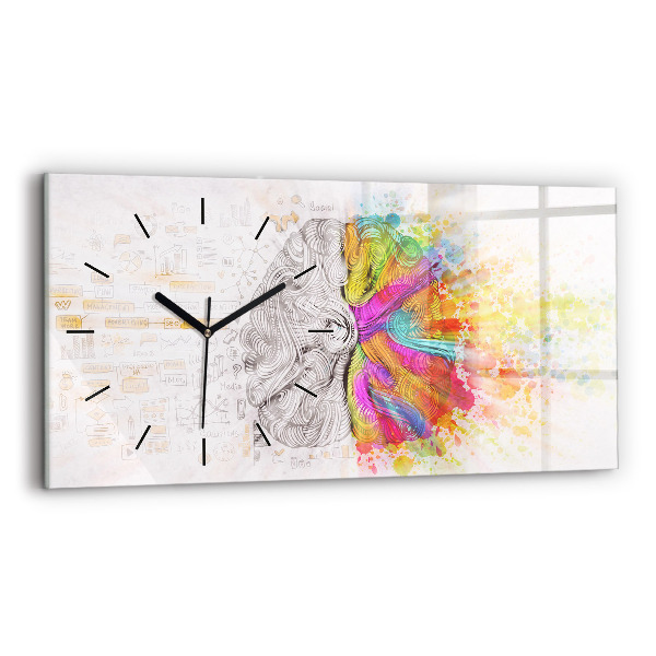 Orologi orizzontali Cervello astratto