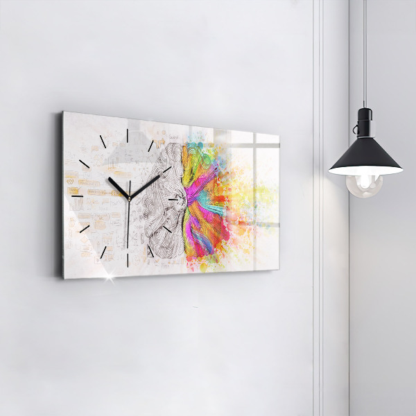 Orologi orizzontali Cervello astratto