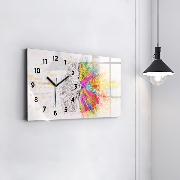 Orologi orizzontali Cervello astratto