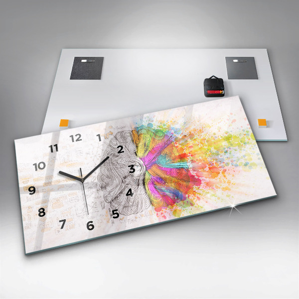 Orologi orizzontali Cervello astratto