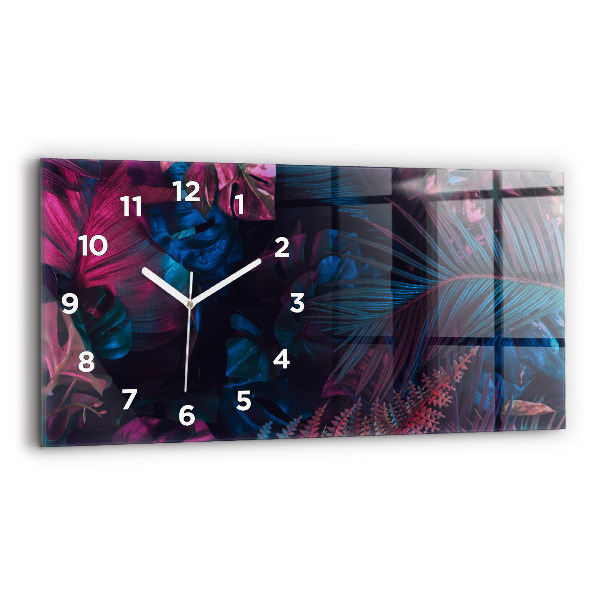 Orologio rettangolare Fiori esotici
