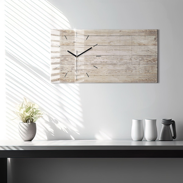 Orologio rettangolare Pannelli in legno