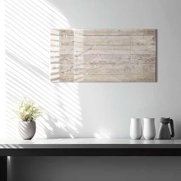 Orologio rettangolare Pannelli in legno