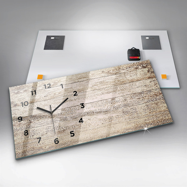 Orologio rettangolare Pannelli in legno
