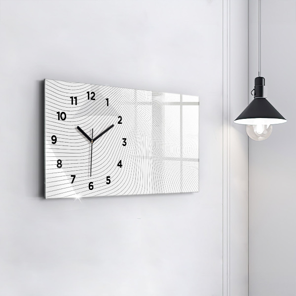 Orologio rettangolare Linee di astrazione