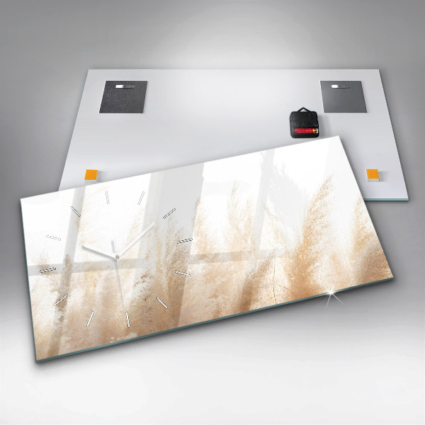 Orologio rettangolare Astrazione dei cereali