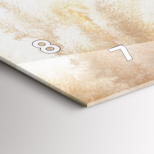 Orologio rettangolare Astrazione dei cereali