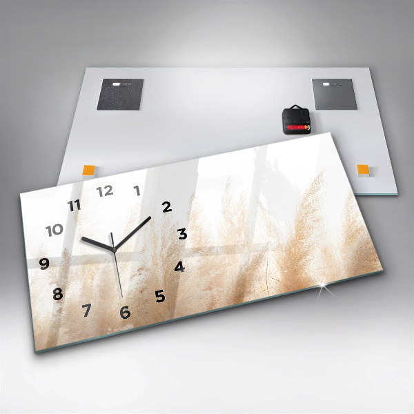 Orologio rettangolare Astrazione dei cereali