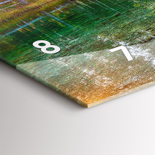 Orologio rettangolare Paesaggio delle montagne del fiume