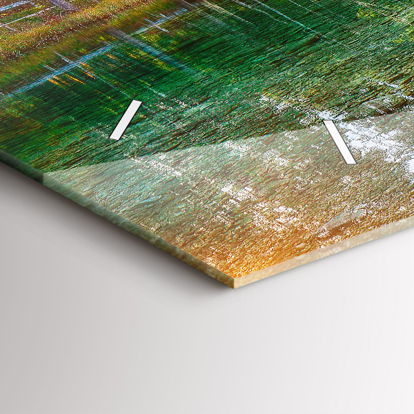 Orologio rettangolare Paesaggio delle montagne del fiume