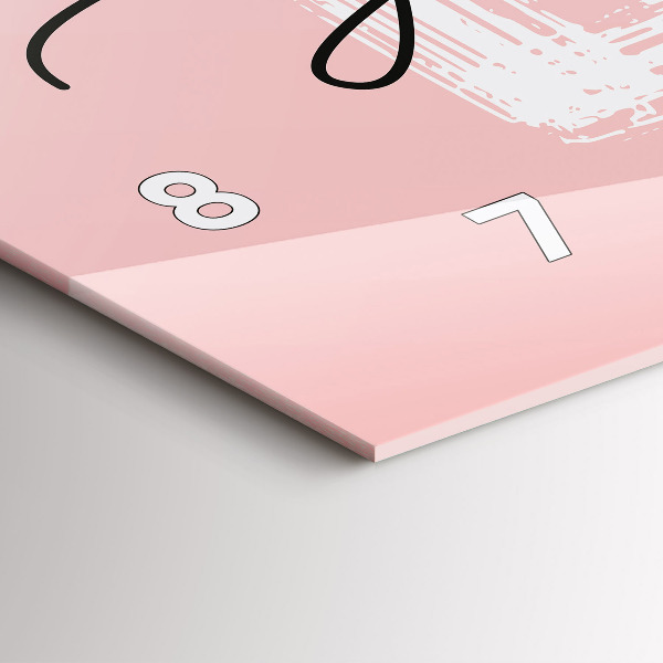 Orologio rettangolare La scritta Ama te stesso