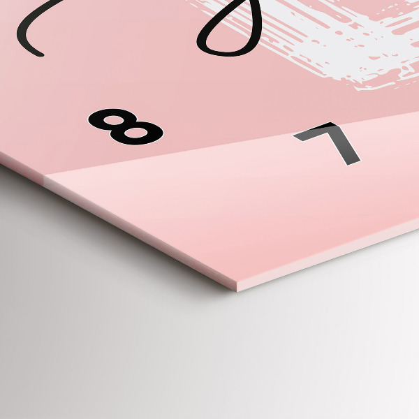 Orologio rettangolare La scritta Ama te stesso